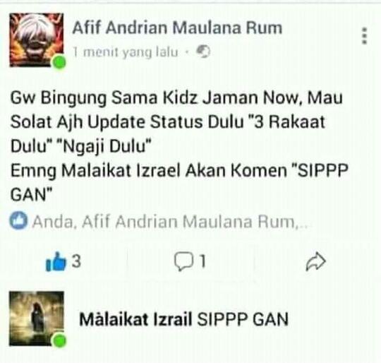 Deretan Pertanyaan dan Pernyataan Absurd Facebookers! Bikin Kesal dan Tertawa Lebar!