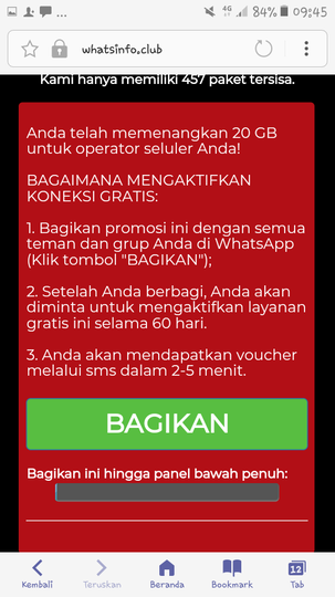 Kuota Gratis 20GB Selama 60 Hari, Fakta Atau Hoax?