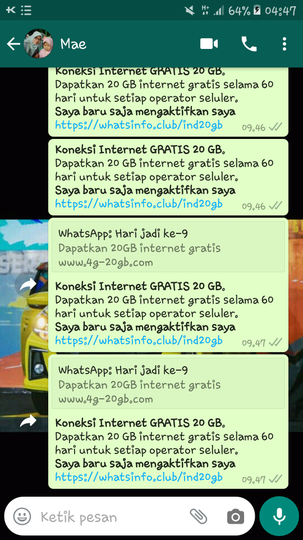 Kuota Gratis 20GB Selama 60 Hari, Fakta Atau Hoax?