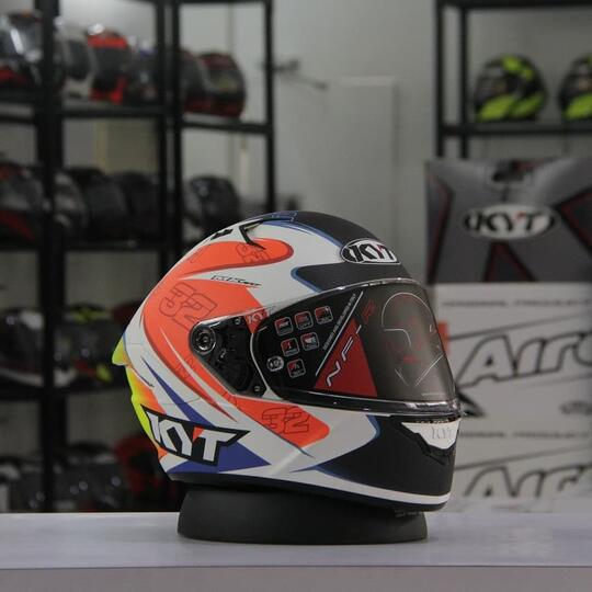 UNIK, Helm KYT Isaac Vinales Cocok Sama Interkom SENA di Bagian Ini