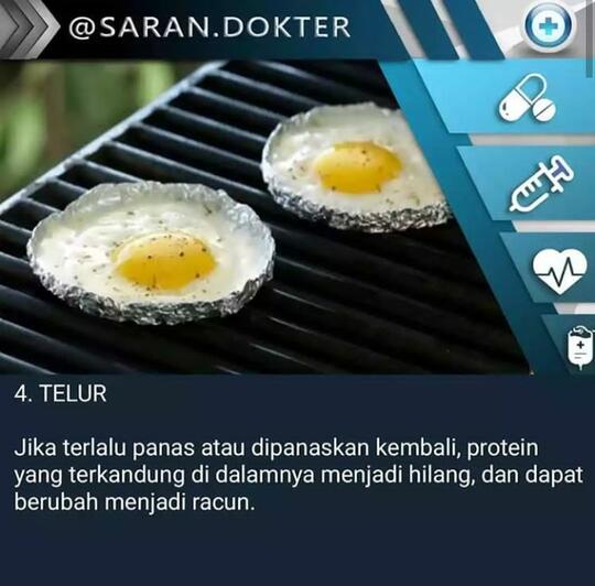 Beberapa Makanan Menjadi Racun Ketika Dipanaskan