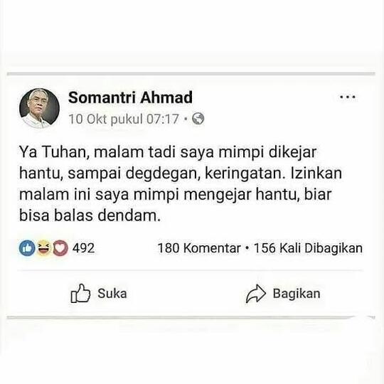Status Facebook Super Konyol dan Gokil, Itu Donat Mirip Bentuk Apa Ya?