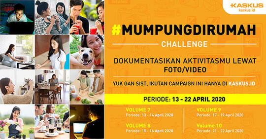 Yang Punya Peliharaan, Mari Gabung di #Mumpungdirumah Challenge Vol. 7