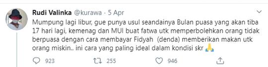 Penulis Buku Man Called Ahok Usulkan MUI Beri Fatwa Tiadakan Puasa Tahun Ini