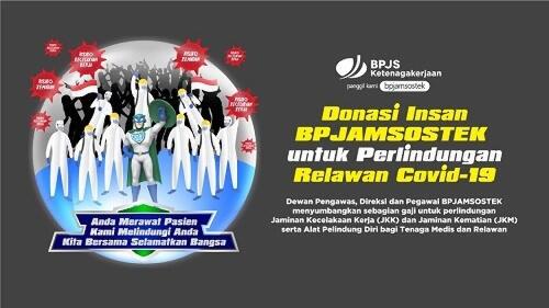 WOW!! BPJAMSOSTEK Ngasih Apa Nih ke Para Tenaga Medis dan Relawan?