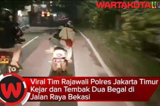 Mirip Film Action, Polisi Kejar-Kejaran Dengan Pelaku Begal Dan "Dor"