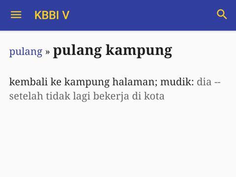 Jokowi Bedakan Mudik dan Pulang Kampung, Apa Sudah Sesuai KBBI?