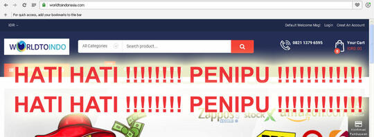 WorldToIndonesia | Jasa Order Dan Import Online Store Ebay, Amazon, Aliexpress Dll