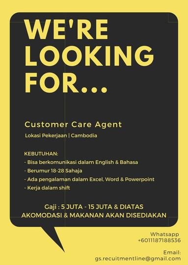 Lowongan Kerja Segera Slot Terbatas First Come First Serve Basis Kaskus