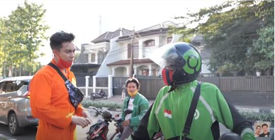 Baim wong Kena Prank Kang Ojol