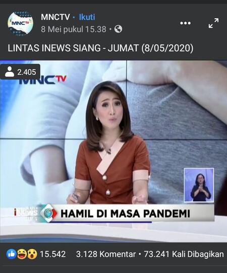 Kehamilan Meningkat Masa Pandemi Covid-19