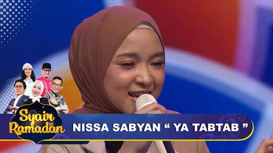 Nisa Sabyan Blunder Di Syair Ramadhan, Menyanyikan Lagu Ya Tabtab Nancy Ajram