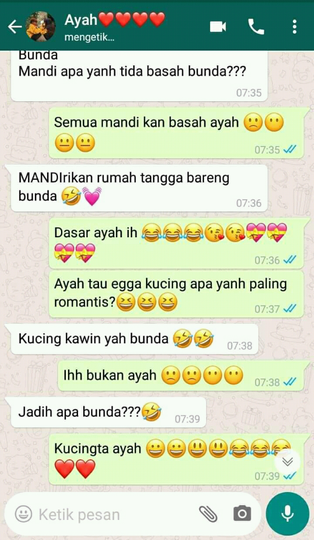Baca Chat Mesra Anak Ini, Jomlo Bisa Apa?