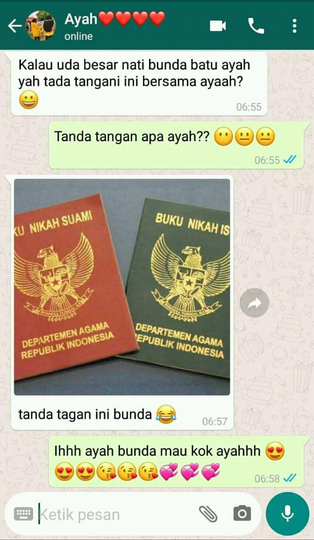 Baca Chat Mesra Anak Ini, Jomlo Bisa Apa?