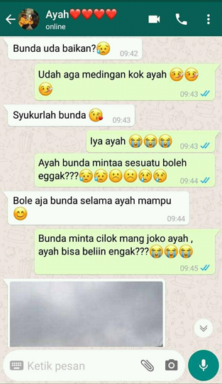 Baca Chat Mesra Anak Ini, Jomlo Bisa Apa?