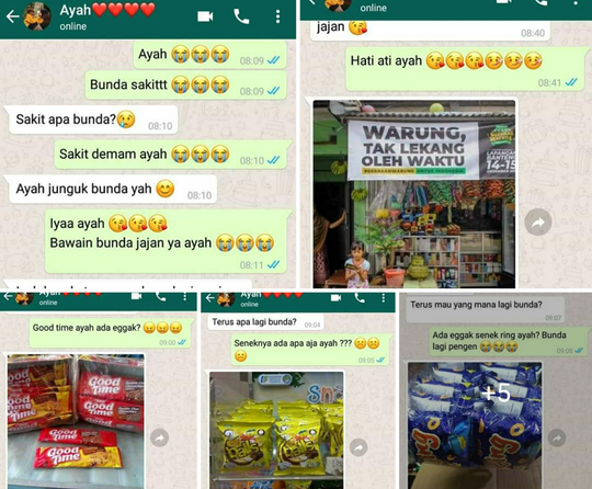 Baca Chat Mesra Anak Ini, Jomlo Bisa Apa?