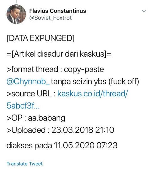 Apa Pendapat Lo Soal Thread di Twitter yang Copas Thread Kaskuser Tanpa Sumber?