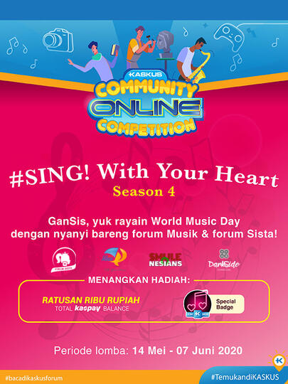 Selamat! Inilah Daftar Pemenang Kompetisi "Sing! with Your Heart Season 4"