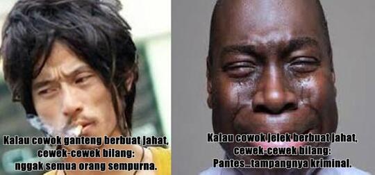 Jelek VS Rupawan. Realita Pandangan Masyarakat