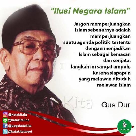 Jalan Pikiran Gus Dur Tentang PKI Dan Keberagaman Agama