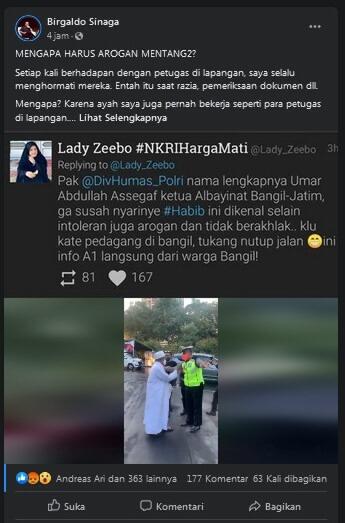 Sindir Habib Assegaf, Teddy: Jangan Lihat Jubahnya, di Tanah Abang Cuma Rp100 Ribu