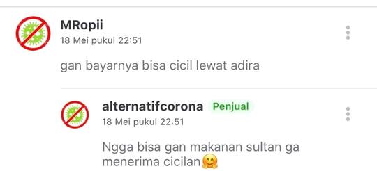 Percakapan Reseller Oreo Supreme Dan Customer Yang Bikin Ngakak.