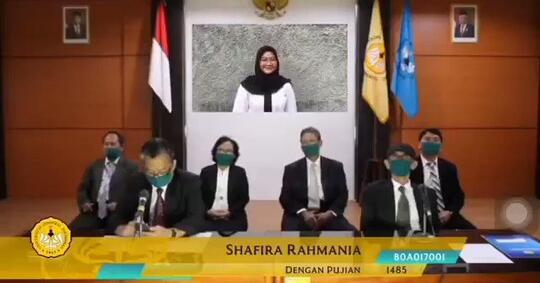 Kocak! Mahasiswi Ini, Malah Bertingkah Absurd Saat Yudisium Online di Depan Dekan