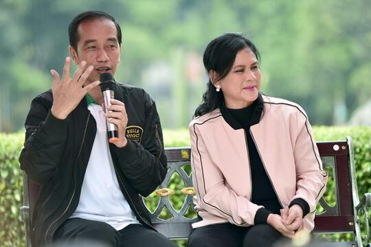 Presiden Jokowi dan Ibu Negara Ucapkan Selamat Idul Fitri
