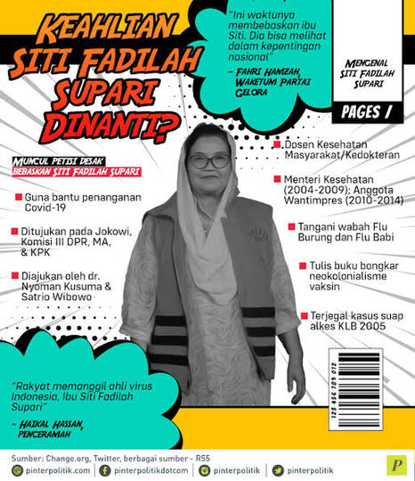 Mantan Menkes Siti Fadilah, Musuh Saya Besar Maka Saya Kalah