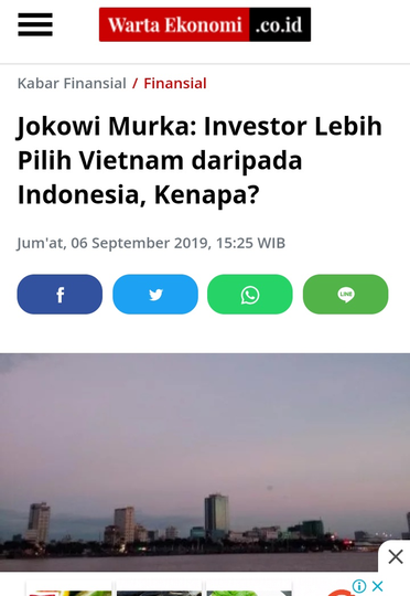 Tegas Tangani Covid-19, JK Prediksi Investor Pilih Vietnam