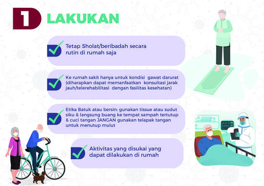 Tetap Sehat Bugar dan Aktif Bagi Lansia saat Masa Pandemi Covid-19