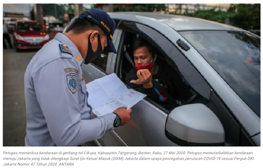 Cara Mengurus SIKM atau Surat Izin Keluar Masuk Jakarta, Gratis