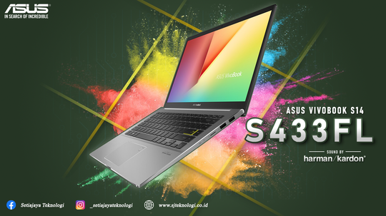 Asus Vivobook S433FL Laptop Gaul dan Bertenaga Intel Generasi Terbaru