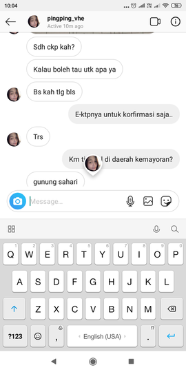 AWAS! Ping Ping A.K.A Rinda Jayani, Si PENIPU yang bergentayangan di TINDER