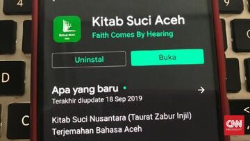 Pemerintah Aceh Protes Google Soal Aplikasi Kitab Suci Aceh