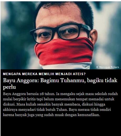 Bagimu tuhanmu, bagiku tidak perlu.