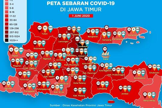 Bak Mimpi Buruk, Surabaya Kini Berganti Status dari Zona Merah Menjadi Zona Hitam