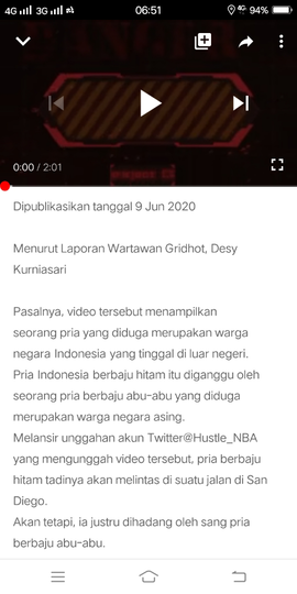 Pria Rasis Di AS Mengancam Mahasiswa Indonesia, Hasilnya KO Kena Hantam