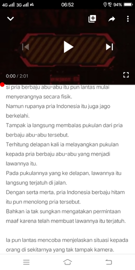 Pria Rasis Di AS Mengancam Mahasiswa Indonesia, Hasilnya KO Kena Hantam