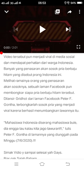 Pria Rasis Di AS Mengancam Mahasiswa Indonesia, Hasilnya KO Kena Hantam