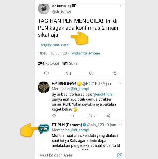 Ikut Teriak Tagihan Listrik Menggila, Tompi Dicap Kampret