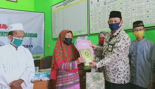 Masa Corona, Mualaf di Tuban Dapat Pembinaan dan Santunan