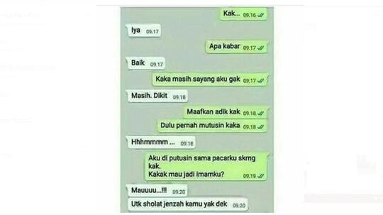 Chat Mantan Ter Savage Bikin Ngakak