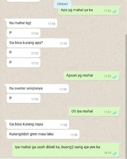 Chat Olshop yang Bikin Ngakak Part_2