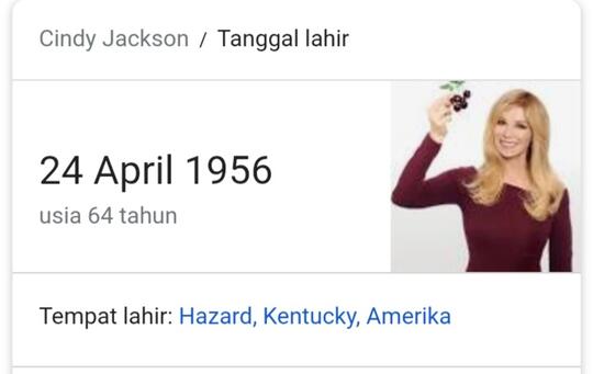 Karena Wanita Ingin Di Mengerti, Cindy Jackson