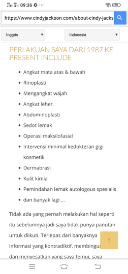 Karena Wanita Ingin Di Mengerti, Cindy Jackson