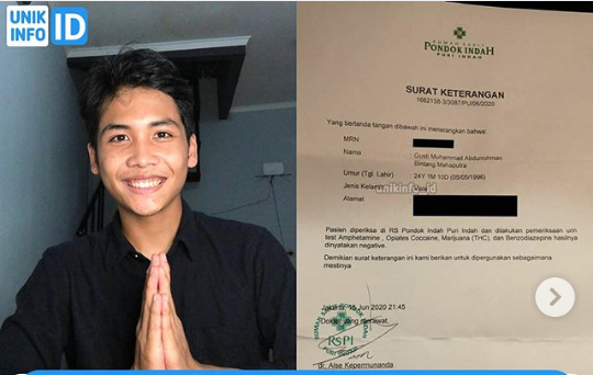 Diserang Buzzer dengan Fitnah Gunakan Narkoba, Bintang Emon Tunjukan Hasil Test Urin!