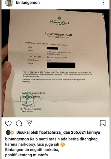 Diserang Buzzer dengan Fitnah Gunakan Narkoba, Bintang Emon Tunjukan Hasil Test Urin!