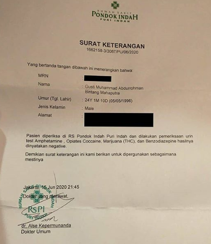 Diserang Buzzer dengan Fitnah Gunakan Narkoba, Bintang Emon Tunjukan Hasil Test Urin!