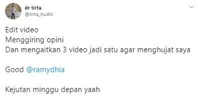 Tak Terima Dibikin Video, Dokter Tirta Ancam Polisikan Akun Twitter Ini